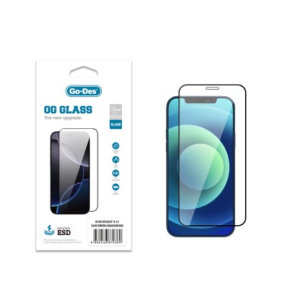 Apple iPhone 12 Go Des OG Glass Antistatic Tempered Glass Screen Protector - 2