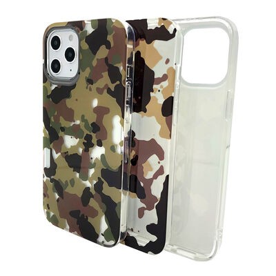 Apple iPhone 12 Kılıf Kajsa Camo Kapak - 3