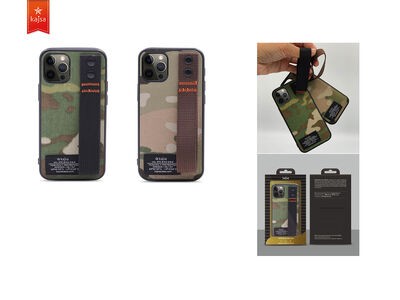 Apple iPhone 12 Kılıf Kajsa Cordura Serisi Military Kapak - 3