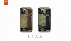 Apple iPhone 12 Kılıf Kajsa Cordura Serisi Military Kapak - 4