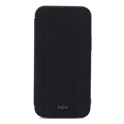 Apple iPhone 12 Kılıf Kajsa Dale Serisi Parallel PU Folio Kapaklı Kılıf - 6