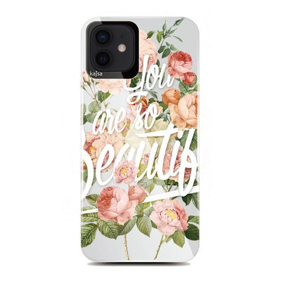 Apple iPhone 12 Kılıf Kajsa Floral Kapak - 7