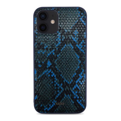 Apple iPhone 12 Kılıf Kajsa Glamorous Serisi Snake Pattern Kapak - 12