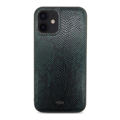 Apple iPhone 12 Kılıf Kajsa Glamorous Serisi Snake Pattern Kapak - 15