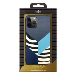 Apple iPhone 12 Kılıf Kajsa Glamorous Serisi Zebra Combo Kapak - 2