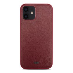 Apple iPhone 12 Kılıf ​Kajsa Luxe Collection Hakiki Deri Kapak - 10