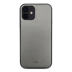 Apple iPhone 12 Kılıf ​Kajsa Luxe Collection Hakiki Deri Kapak - 11