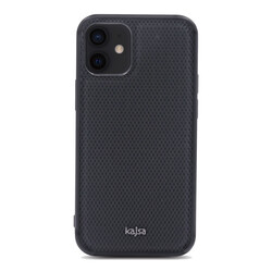 Apple iPhone 12 Kılıf Kajsa Preppie Serisi Dark Kapak - Kajsa