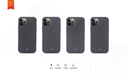 Apple iPhone 12 Kılıf Kajsa Preppie Serisi Dark Kapak - 3