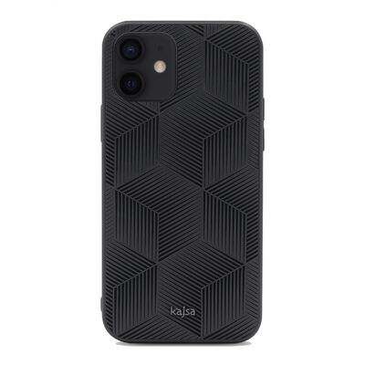 Apple iPhone 12 Kılıf Kajsa Splendid Serisi 3D Cube Kapak - 5