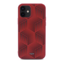 Apple iPhone 12 Kılıf Kajsa Splendid Serisi 3D Cube Kapak - 8