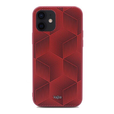 Apple iPhone 12 Kılıf Kajsa Splendid Serisi 3D Cube Kapak - 8