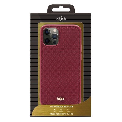 Apple iPhone 12 Kılıf Kajsa Splendid Serisi 3D Leaf Kapak - 2