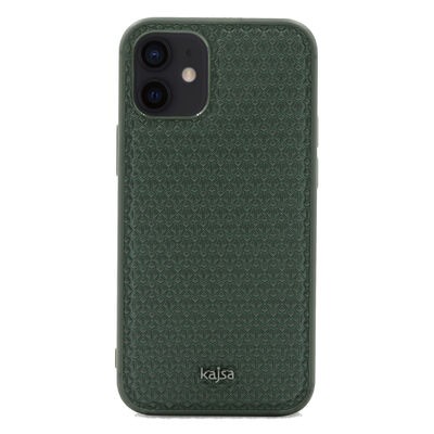 Apple iPhone 12 Kılıf Kajsa Splendid Serisi 3D Leaf Kapak - 7