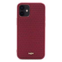Apple iPhone 12 Kılıf Kajsa Splendid Serisi 3D Leaf Kapak - 8