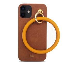 Apple iPhone 12 Kılıf Kajsa Splendid Serisi Morandi Ring Kapak - 17