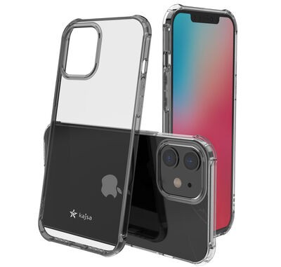 Apple iPhone 12 Kılıf Kajsa Transparent Kapak - 1