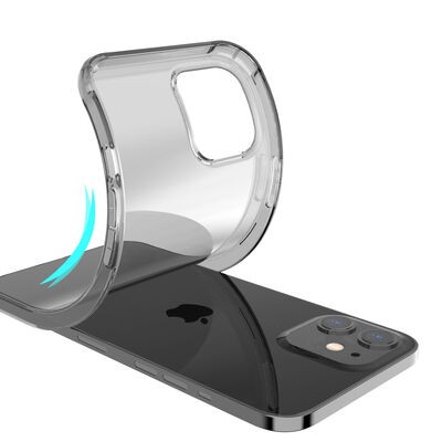 Apple iPhone 12 Kılıf Kajsa Transparent Kapak - 3