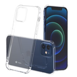 Apple iPhone 12 Kılıf Kajsa Transparent Kapak - 4