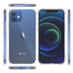 Apple iPhone 12 Kılıf Kajsa Transparent Kapak - 5