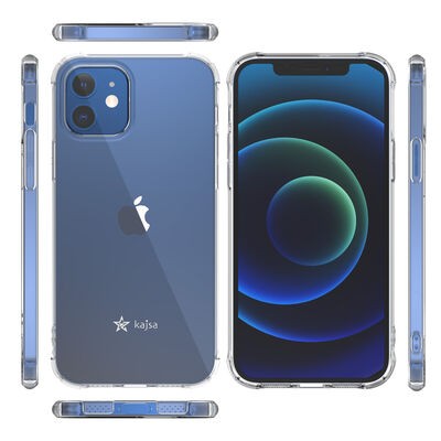 Apple iPhone 12 Kılıf Kajsa Transparent Kapak - 5