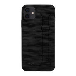 Apple iPhone 12 Kılıf Kajsa Wave Pattern Handstrap Kapak - 7