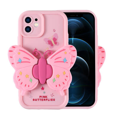 Apple iPhone 12 Kılıf Kamera Korumalı Figür Tasarımlı Zore Kapya Kapak - Zore