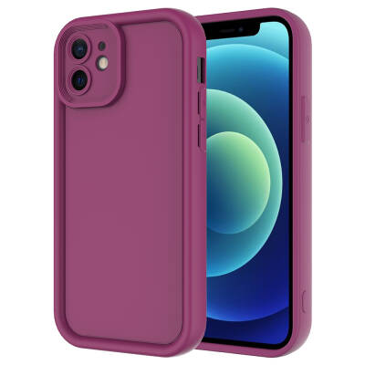 Apple iPhone 12 Kılıf Kamera Korumalı Zore Ananas Kapak - Zore