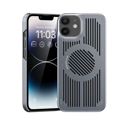 Apple iPhone 12 Kılıf M-safe Şarj Özellikli Soğutucu Benks Biliz Kapak - Benks