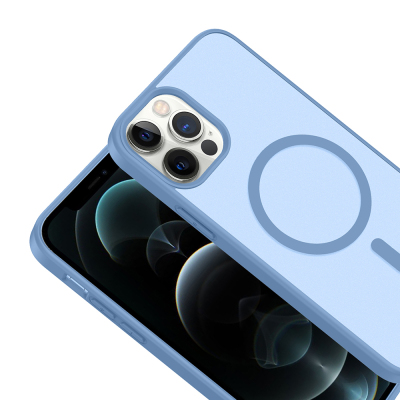 Apple iPhone 12 Pro Case M-safe Charging Feature Zore Ballet Flat Cover - 16