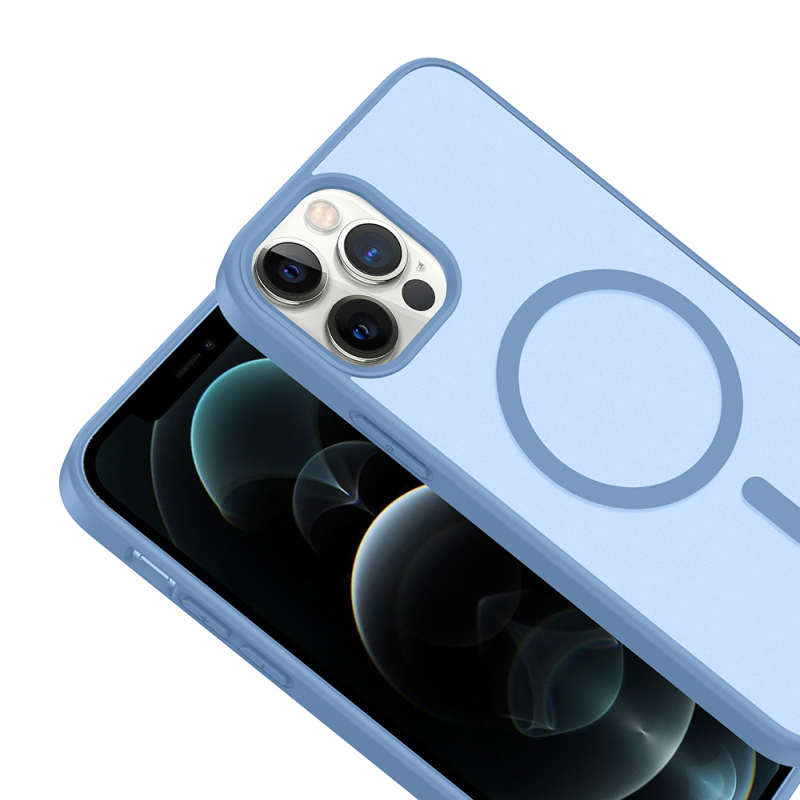 Apple iPhone 12 Pro Case M-safe Charging Feature Zore Ballet Flat Cover - 16