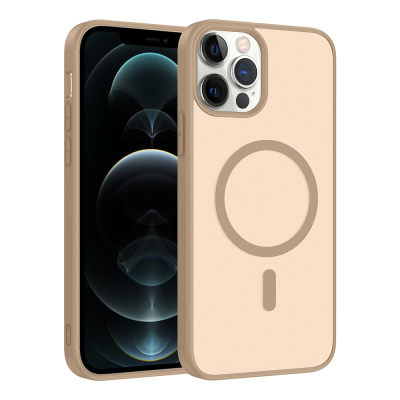 Apple iPhone 12 Pro Case M-safe Charging Feature Zore Ballet Flat Cover - 5