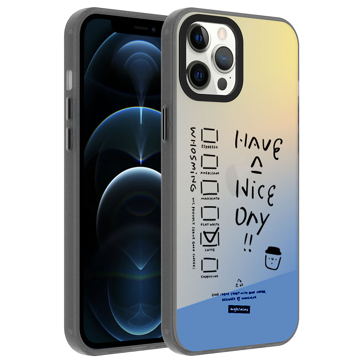 Apple iPhone 12 Pro Kılıf Desenli Zore Dragon Sert Kapak - Have