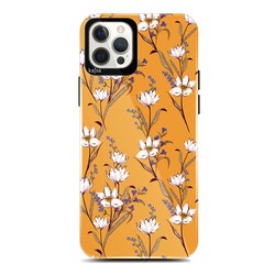Apple iPhone 12 Pro Kılıf Kajsa Botanic Kapak - 6