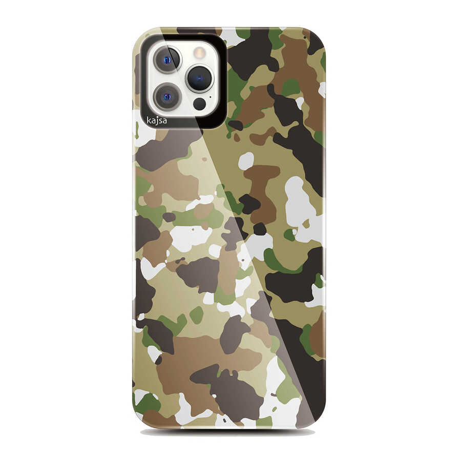 Apple iPhone 12 Pro Kılıf Kajsa Camo Kapak - NO2