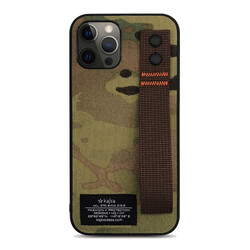 Apple iPhone 12 Pro Kılıf Kajsa Cordura Serisi Military Kapak - Kajsa