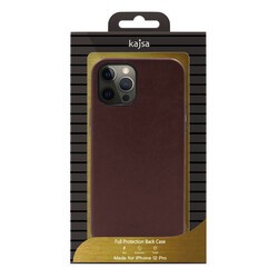 Apple iPhone 12 Pro Kılıf ​Kajsa Crazy Horse Kapak - 2