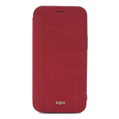 Apple iPhone 12 Pro Kılıf Kajsa Dale Serisi Parallel PU Folio Kapaklı Kılıf - 7