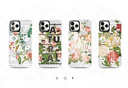 Apple iPhone 12 Pro Kılıf Kajsa Floral Kapak - 4