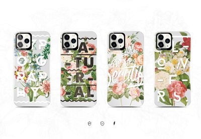 Apple iPhone 12 Pro Kılıf Kajsa Floral Kapak - 4