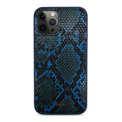 Apple iPhone 12 Pro Kılıf Kajsa Glamorous Serisi Snake Pattern Kapak - Kajsa