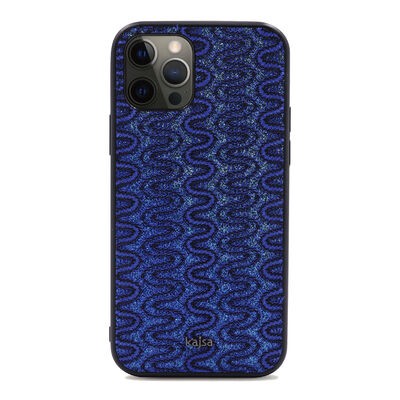 Apple iPhone 12 Pro Kılıf Kajsa Glamorous Serisi Waterfall Pattern Kapak - 5