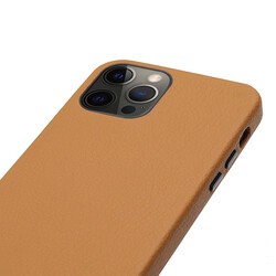 Apple iPhone 12 Pro Kılıf Kajsa Litchi Kapak - 5