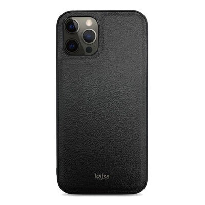 Apple iPhone 12 Pro Kılıf Kajsa Luxe Collection Hakiki Deri Kapak - 7