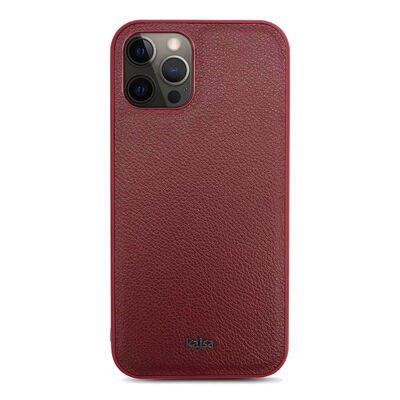 Apple iPhone 12 Pro Kılıf Kajsa Luxe Collection Hakiki Deri Kapak - 10