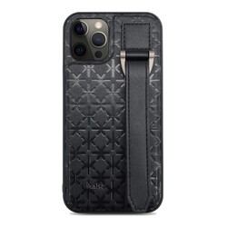 Apple iPhone 12 Pro Kılıf Kajsa Neo Clasic Serisi Mono K Strap Kapak - 9