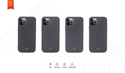 Apple iPhone 12 Pro Kılıf Kajsa Preppie Serisi Dark Kapak - 4