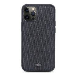 Apple iPhone 12 Pro Kılıf Kajsa Preppie Serisi Dark Kapak - Kajsa