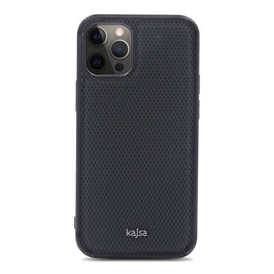 Apple iPhone 12 Pro Kılıf Kajsa Preppie Serisi Dark Kapak - 6