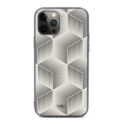 Apple iPhone 12 Pro Kılıf Kajsa Splendid Serisi 3D Cube Kapak